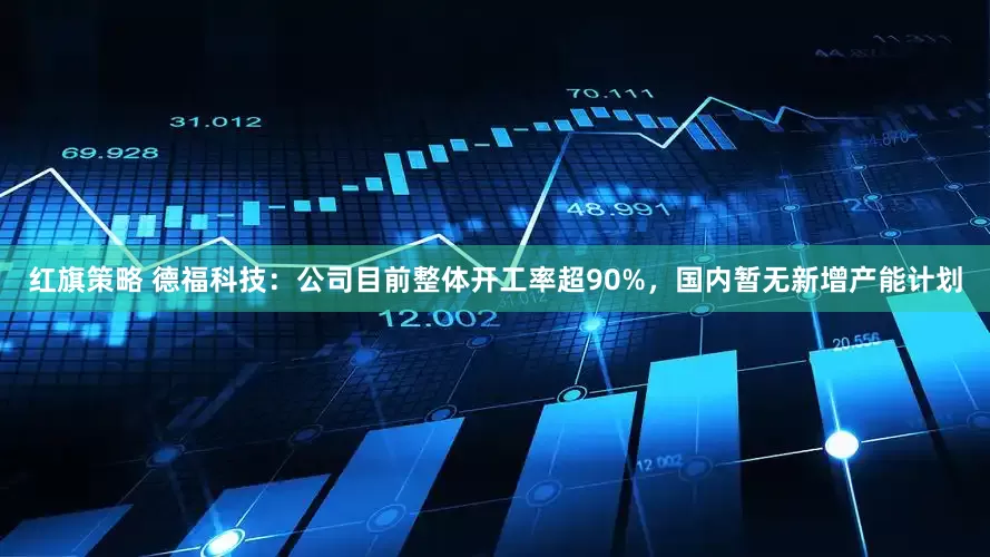 红旗策略 德福科技：公司目前整体开工率超90%，国内暂无新增产能计划